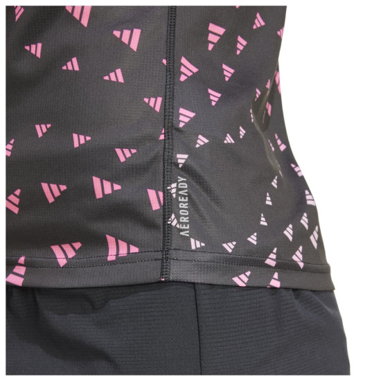 Adidas Γυναικεία κοντομάνικη μπλούζα Run It Graphic Aeroready Tee